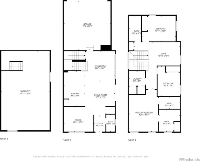 1519 S Dayton St, Denver, CO 80247 - view of property floor plan