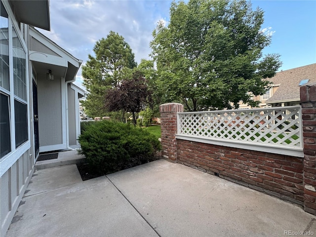 view of patio / terrace