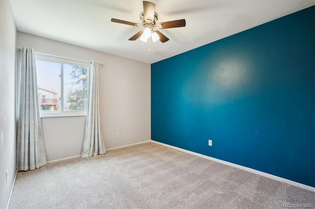 7863 W Quarto Ave, Littleton, CO 80128 - carpeted spare room featuring ceiling fan and baseboards