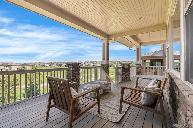27485 E Nova Pl, Aurora, CO 80016 - view of wooden terrace