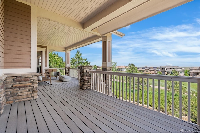 27485 E Nova Pl, Aurora, CO 80016 - deck with a residential view