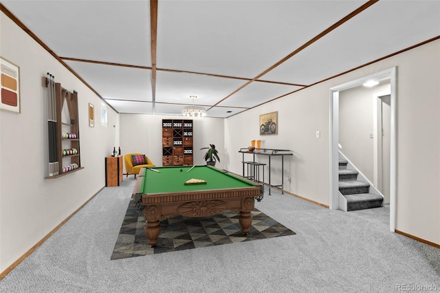 2101 Youngfield St, Golden, CO 80401 - game room with carpet flooring and billiards table