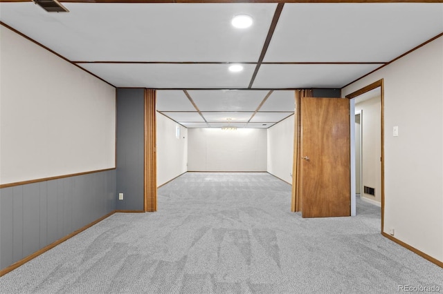 2101 Youngfield St, Golden, CO 80401 - finished below grade area with carpet flooring and recessed lighting