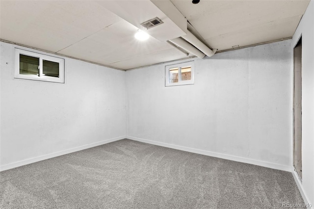 2101 Youngfield St, Golden, CO 80401 - below grade area with carpet floors