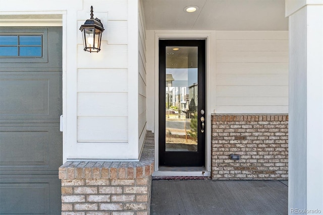 view of entrance to property