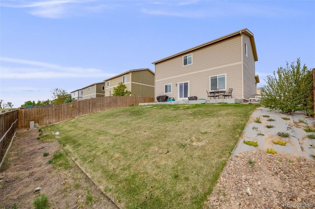 back of house featuring a patio