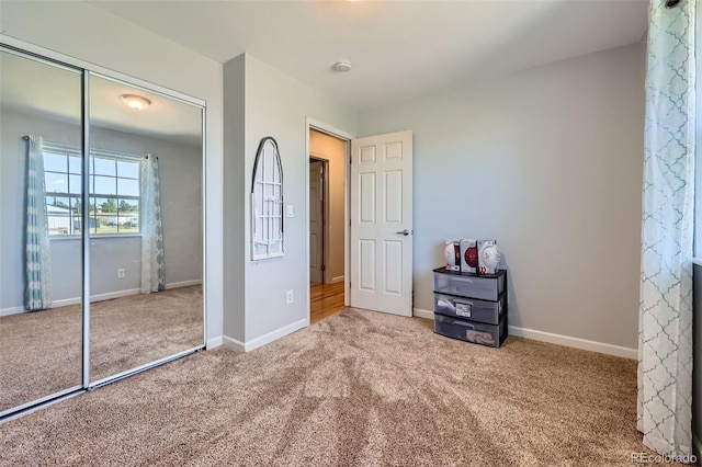 7716 Shenandoah Dr, Elizabeth, CO 80107 - bedroom featuring carpet floors, a closet, and baseboards