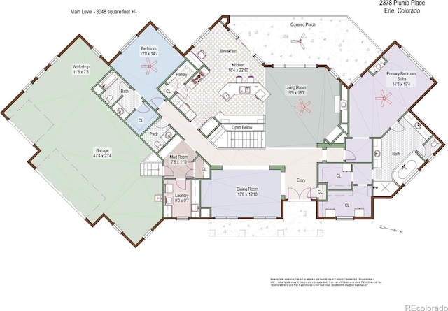 2378 Plumb Pl, Erie, CO 80516 - view of home floor plan