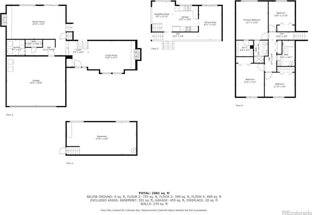 1168 E Kettle Pl, Centennial, CO 80122 - view of floor plan / room layout