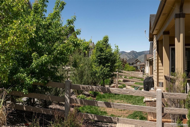 8102 Adams Fork Ave, Littleton, CO 80125 - view of yard featuring a mountain view