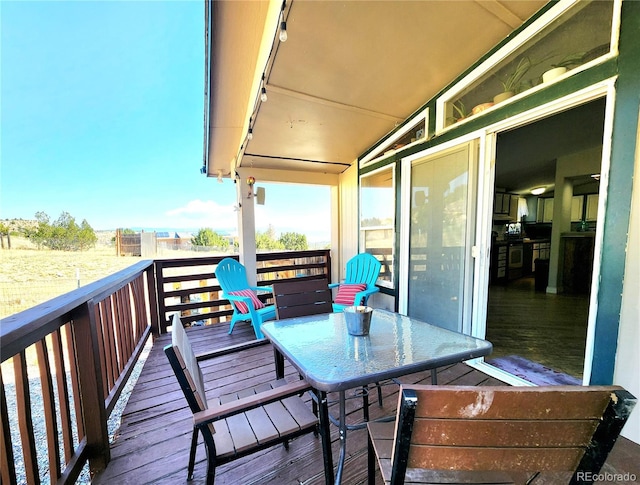 160 Shannon Ct, Rockvale, CO 81244 - view of deck