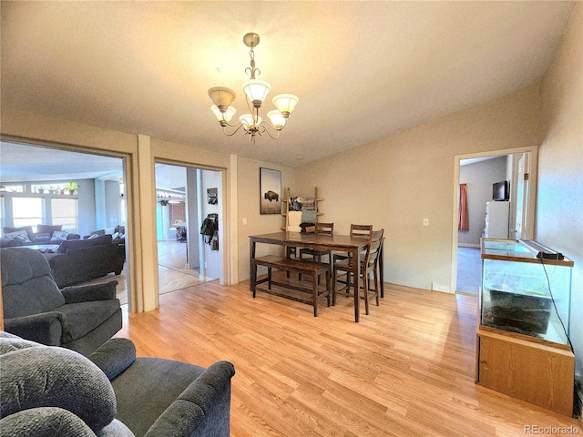 160 Shannon Ct, Rockvale, CO 81244 - dining room with a chandelier and light wood-style flooring