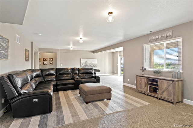 444 Pasada Way, Monument, CO 80132 - living area with light carpet and baseboards