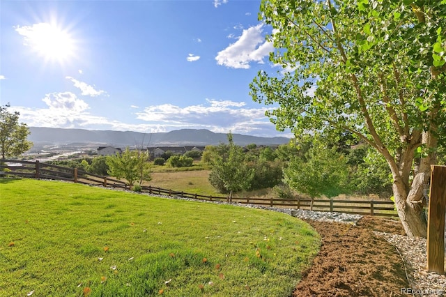 444 Pasada Way, Monument, CO 80132 - view of yard featuring a mountain view