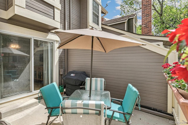 1950 S Helena St Unit D, Aurora, CO 80013 - view of patio with area for grilling and outdoor dining space