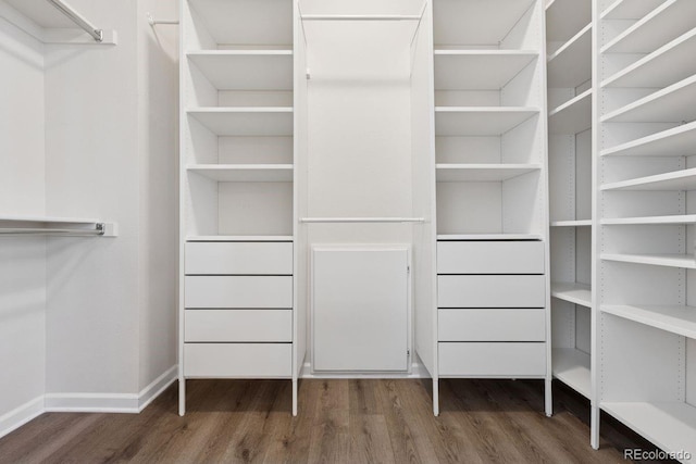 11896 Meade Ct, Westminster, CO 80031 - walk in closet with wood finished floors