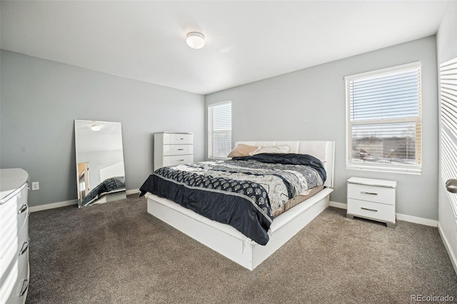 bedroom with carpet flooring