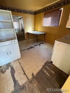 interior space with white cabinets