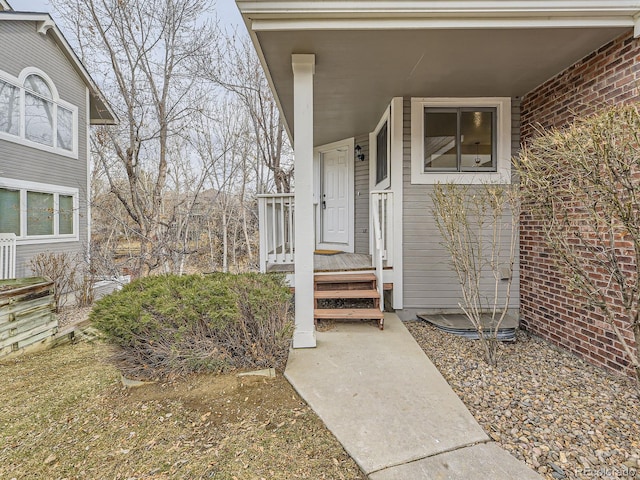 view of entrance to property