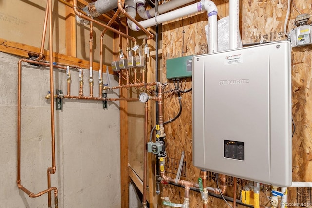 utilities with tankless water heater