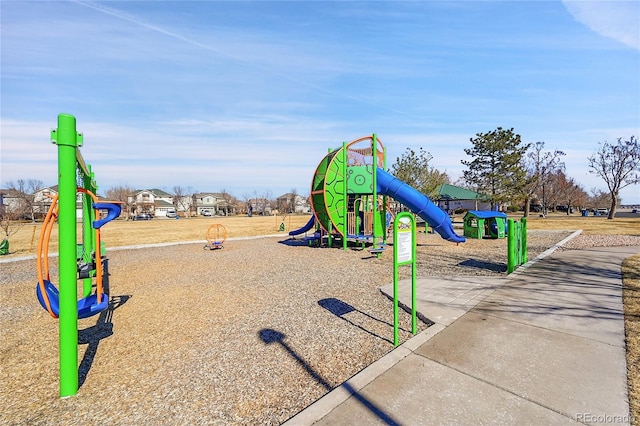 view of community playground