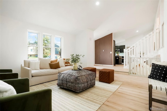 129 Gordon Pl, Castle Rock, CO 80104 - living room featuring recessed lighting and light wood-style flooring