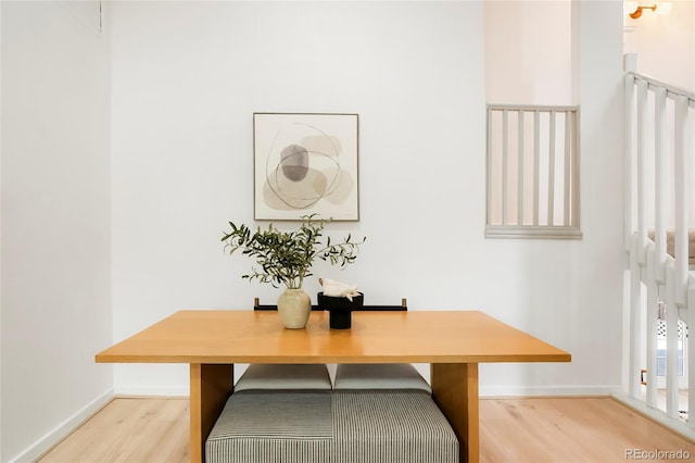 129 Gordon Pl, Castle Rock, CO 80104 - dining space with baseboards and light wood finished floors