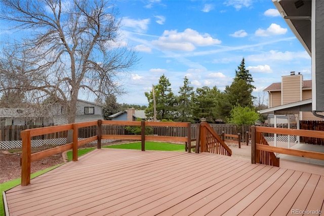 129 Gordon Pl, Castle Rock, CO 80104 - deck with a fenced backyard