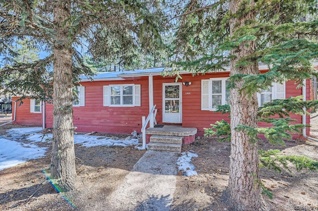 view of front of house