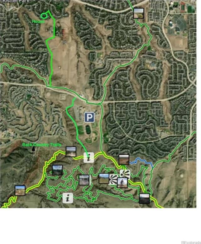 9743 Chanteclair Cir, Highlands Ranch, CO 80126 - map of property location
