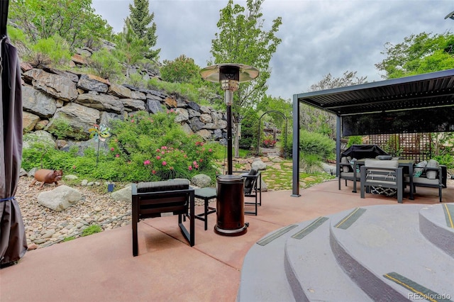 5830 Jasper Pointe Cir, Castle Pines, CO 80108 - view of patio / terrace with outdoor dining space
