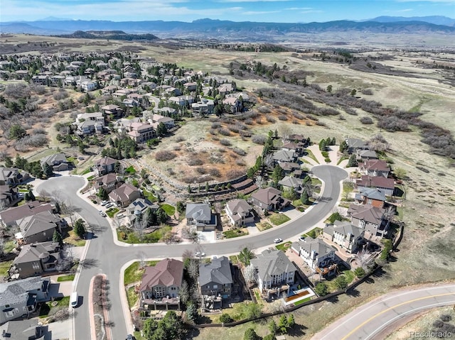 5830 Jasper Pointe Cir, Castle Pines, CO 80108 - view of property location with nearby suburban area and a mountainous background