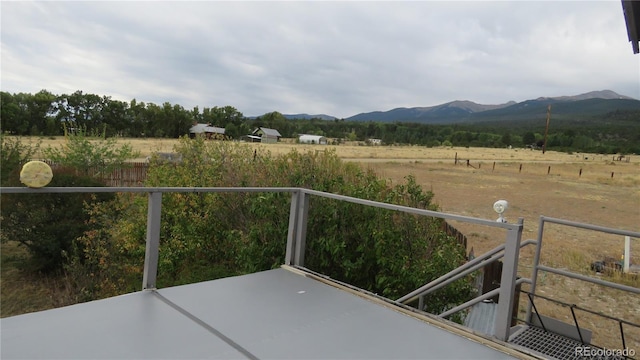35805 US Highway 24, Buena Vista, CO 81211 - balcony featuring a mountain view and a rural view