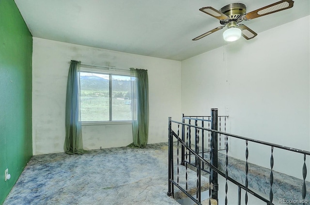 35805 US Highway 24, Buena Vista, CO 81211 - empty room with carpet flooring and a ceiling fan