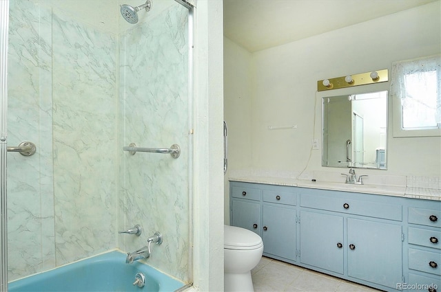 35805 US Highway 24, Buena Vista, CO 81211 - full bathroom featuring vanity, shower / bath combination, and tile patterned flooring