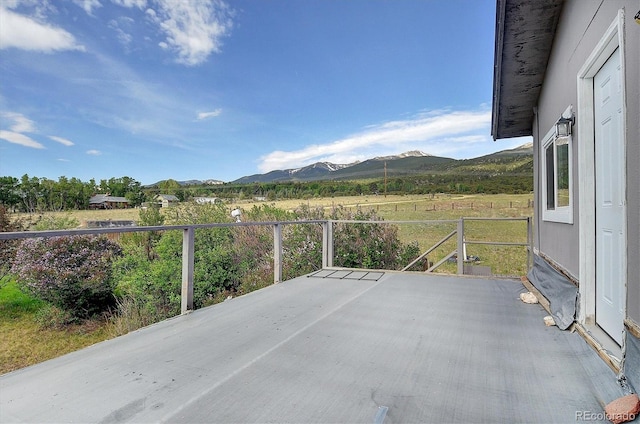 35805 US Highway 24, Buena Vista, CO 81211 - view of patio / terrace with a mountain view