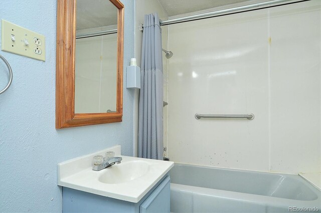 35805 US Highway 24, Buena Vista, CO 81211 - full bathroom with vanity and shower / tub combo