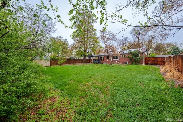 view of yard