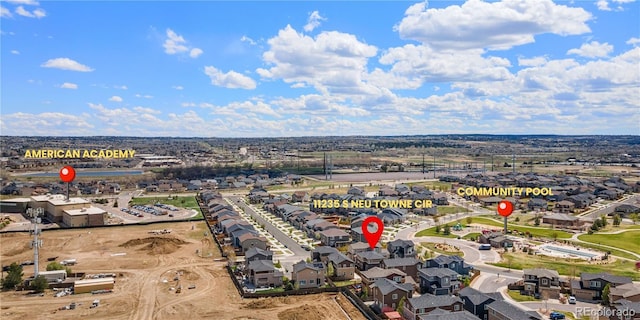 11235 S Neu Towne Cir, Parker, CO 80134 - aerial perspective of suburban area
