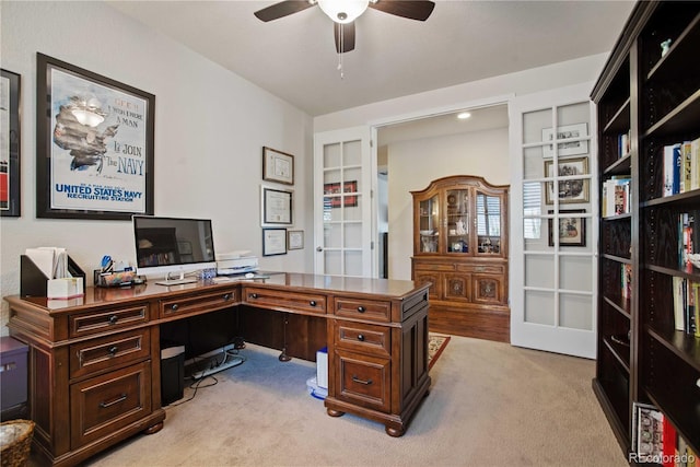 25536 E 1st Ave, Aurora, CO 80018 - office space with light carpet and a ceiling fan
