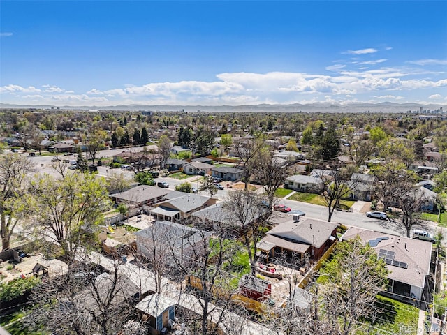 birds eye view of property featuring a residential view
