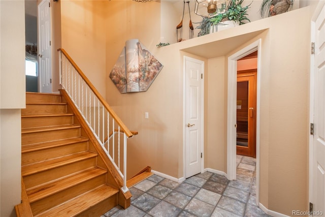 view of foyer entrance