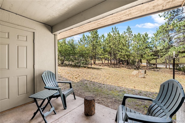 view of patio