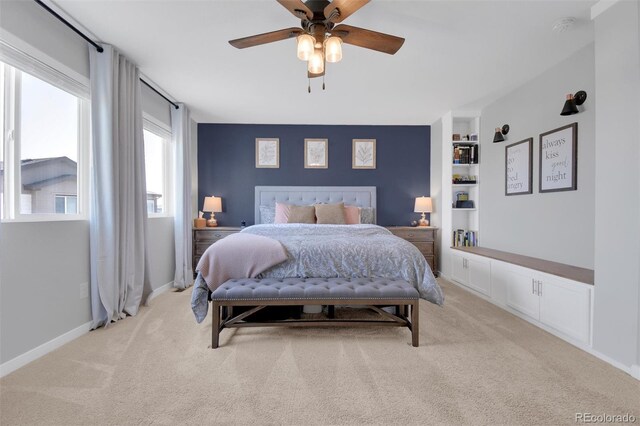 18085 E 107th Pl, Commerce City, CO 80022 - carpeted bedroom featuring a ceiling fan and baseboards
