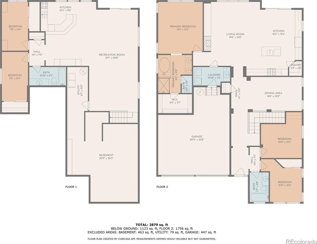 6988 S Riverwood Way, Aurora, CO 80016 - room layout