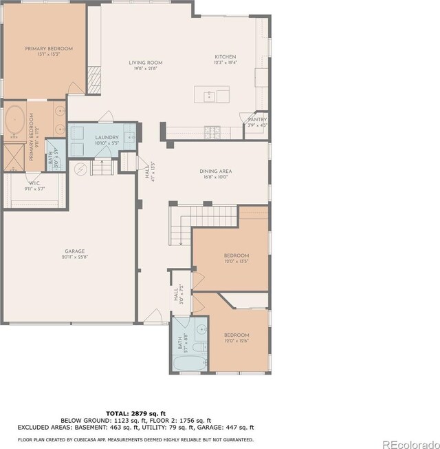 6988 S Riverwood Way, Aurora, CO 80016 - room layout