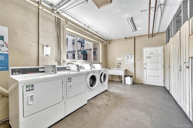 2100 N Franklin St Unit 15, Denver, CO 80205 - shared laundry featuring separate washer and dryer
