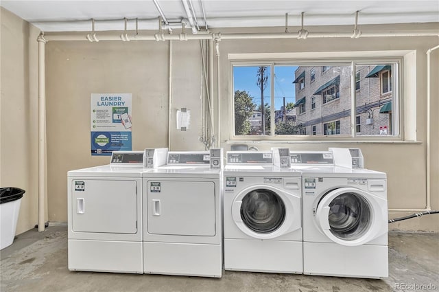 2100 N Franklin St Unit 15, Denver, CO 80205 - shared laundry room with independent washer and dryer