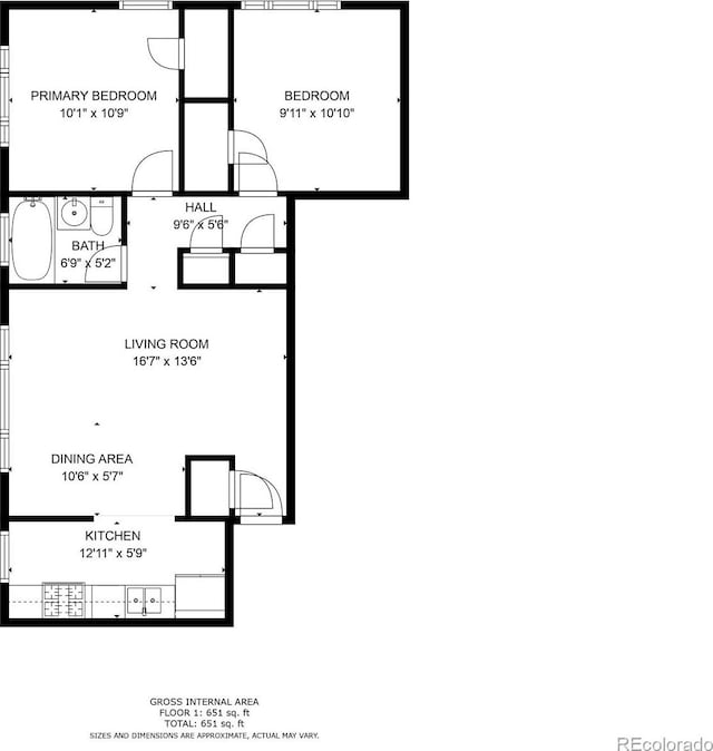 2100 N Franklin St Unit 15, Denver, CO 80205 - property floor plan