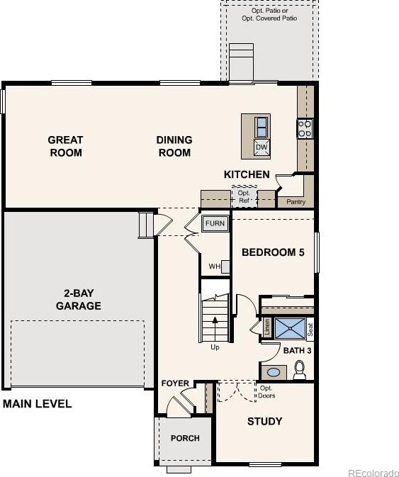 5918 Red Barn Ave, Mead, CO 80504 - view of property floor plan